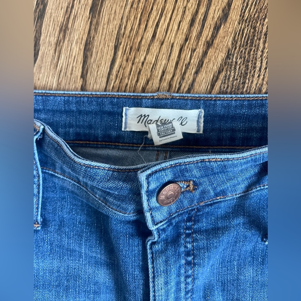Madewell curvy high rise skinny crop ankle jeans 33 - Picture 9 of 9